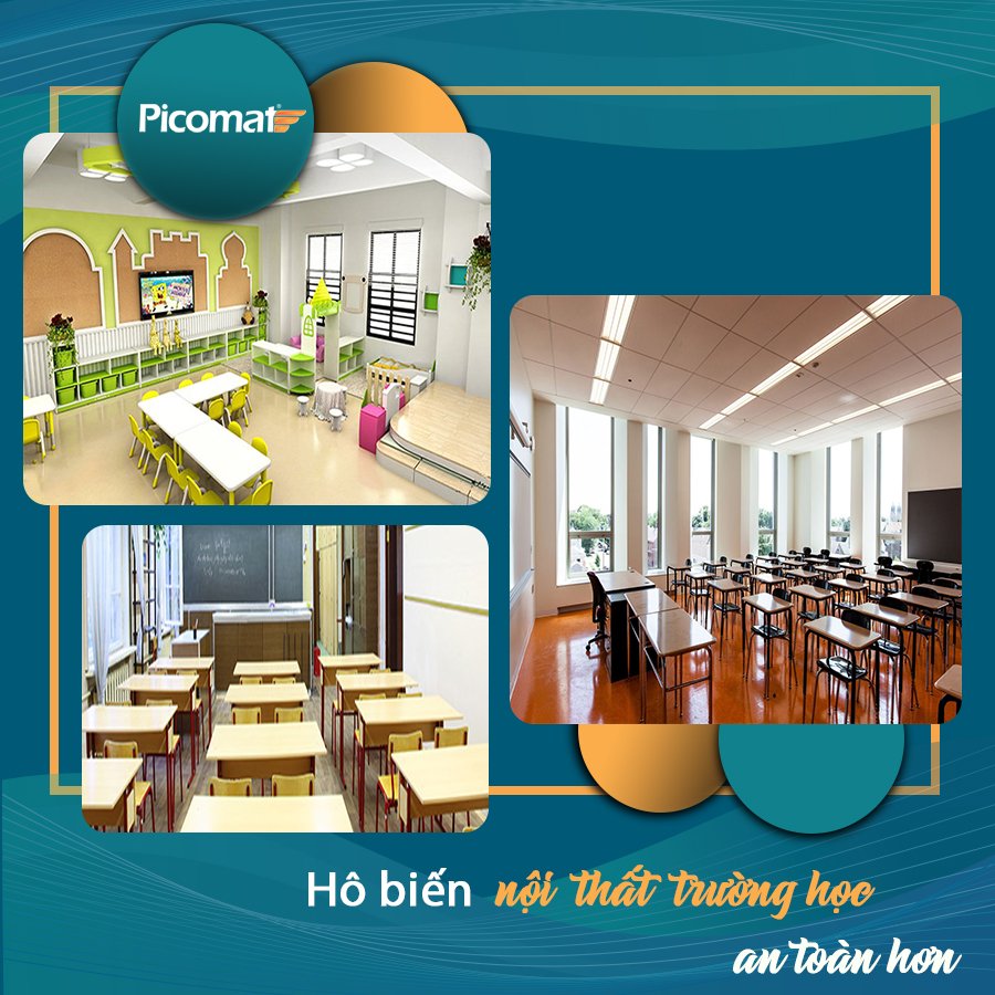 Hô biến nội thất trường học an toàn hơn