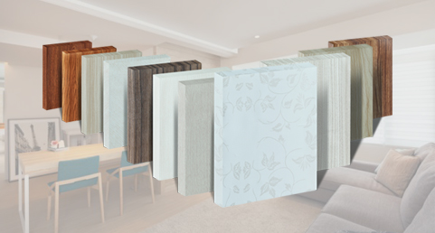 Ván nhựa Picomat phủ bề mặt vân PVC