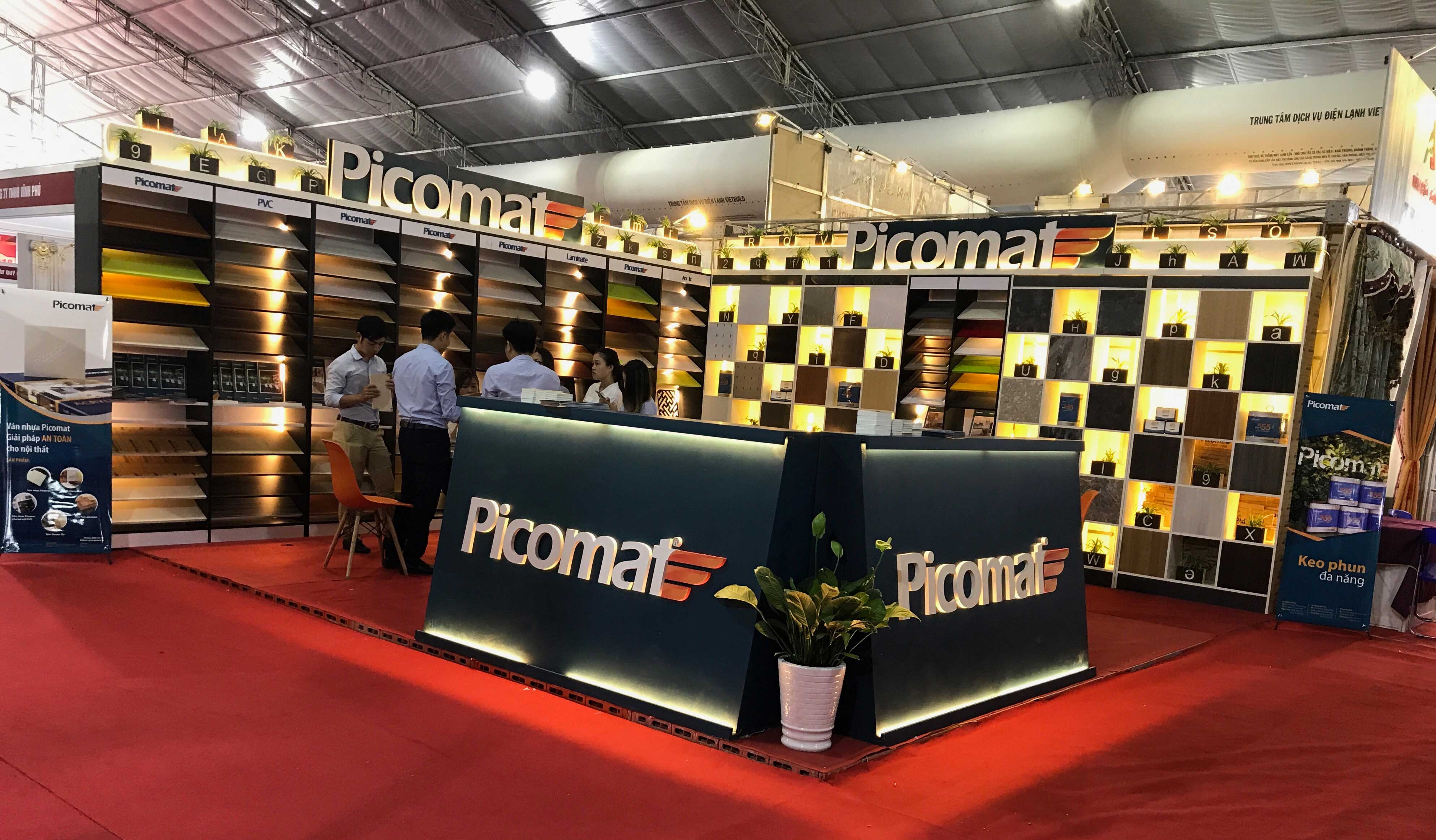 Picomat – không gian vật liệu trang trí nội thất ấn tượng tại Vietbuild HCM 2018 