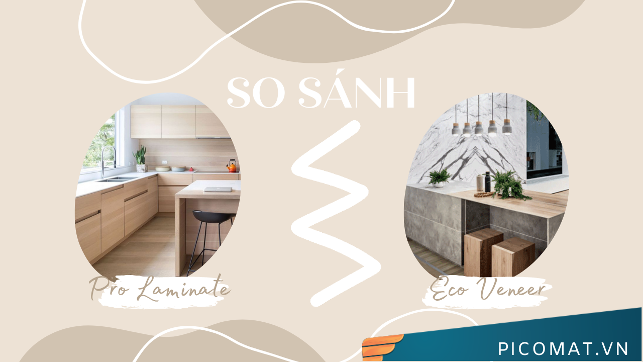 So sánh chi tiết tấm Pro Laminate và Eco Veneer