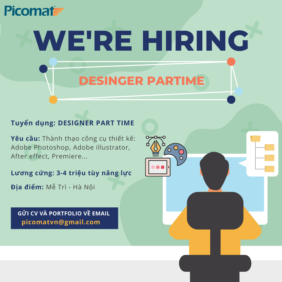 Tuyển dụng Designer Partime